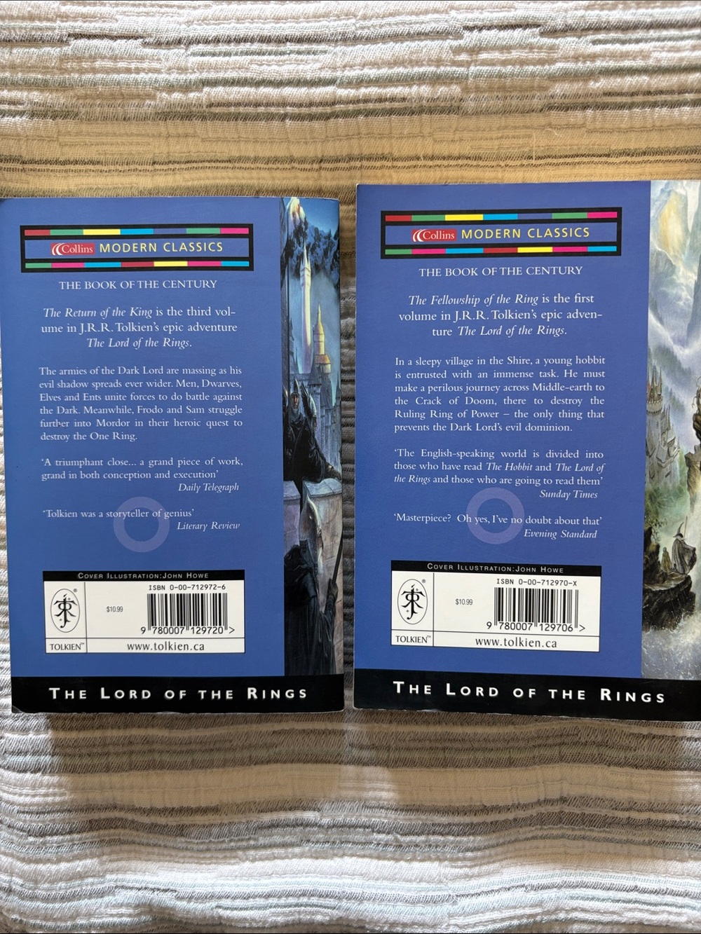 2001 Copies of LOTR Part 1 & 3 - Picture 2 of 4